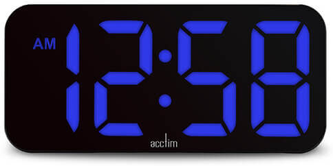 Acctim Ramone Black Digital Alarm Clock