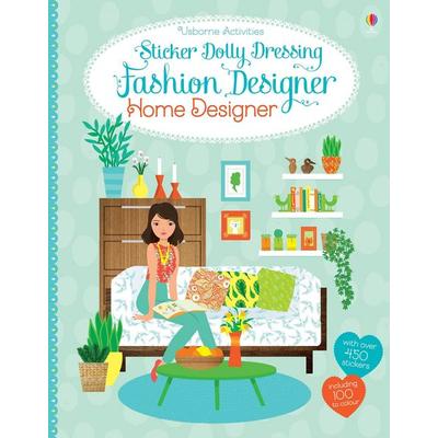 Sticker Dolly Dressing Fashion Designer Home Designer, Taschenbuch von Emily Bone, Usborne Publishing, 978-1-4095-6515-4