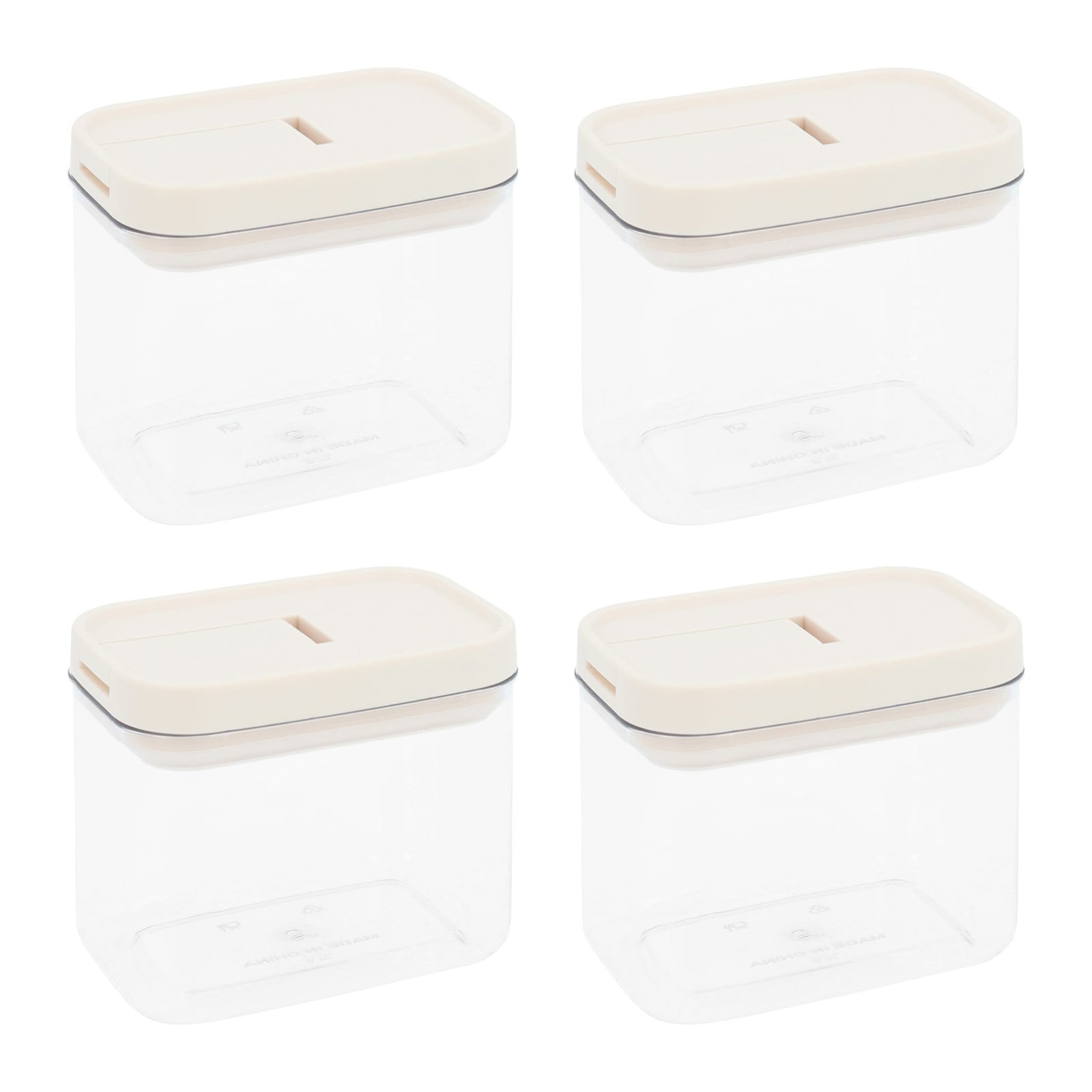 Krumble Set van 4 Voorraadpotten van 500 ml - Plastic