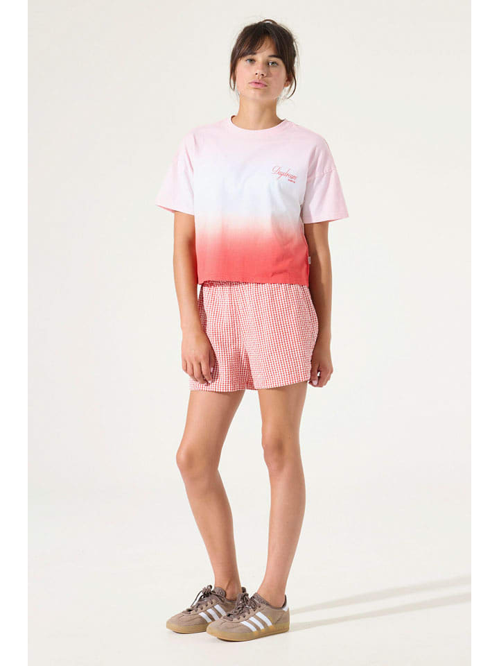 Garcia Shorts in Orange/ Weiß - 128