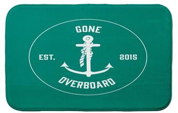 E by Design Gone Overboard Bath Mat
