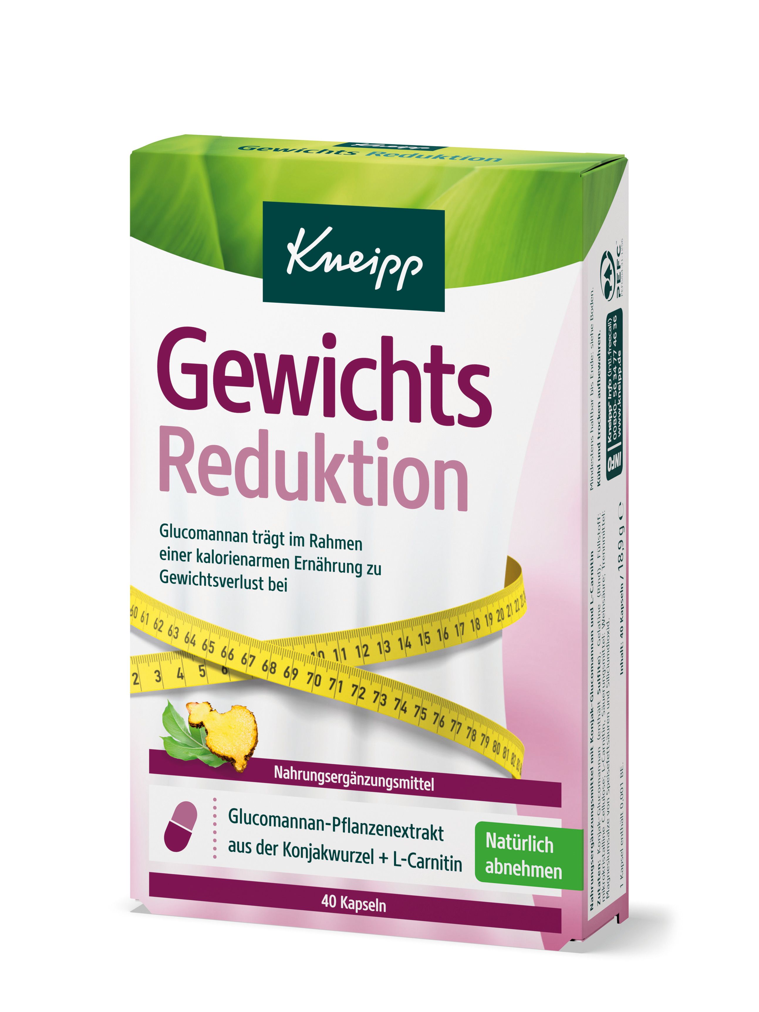 Kneipp Gewichtsreduktion Kapseln 40 St