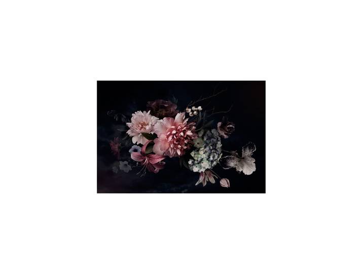 Glasbild „Flores II“ 80 x 120 cm Multicolor Crea Collection