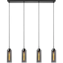 Lucide, Pendelleuchte, BRUNO - Hanglamp - 4xE27 - FumÃ (E27)