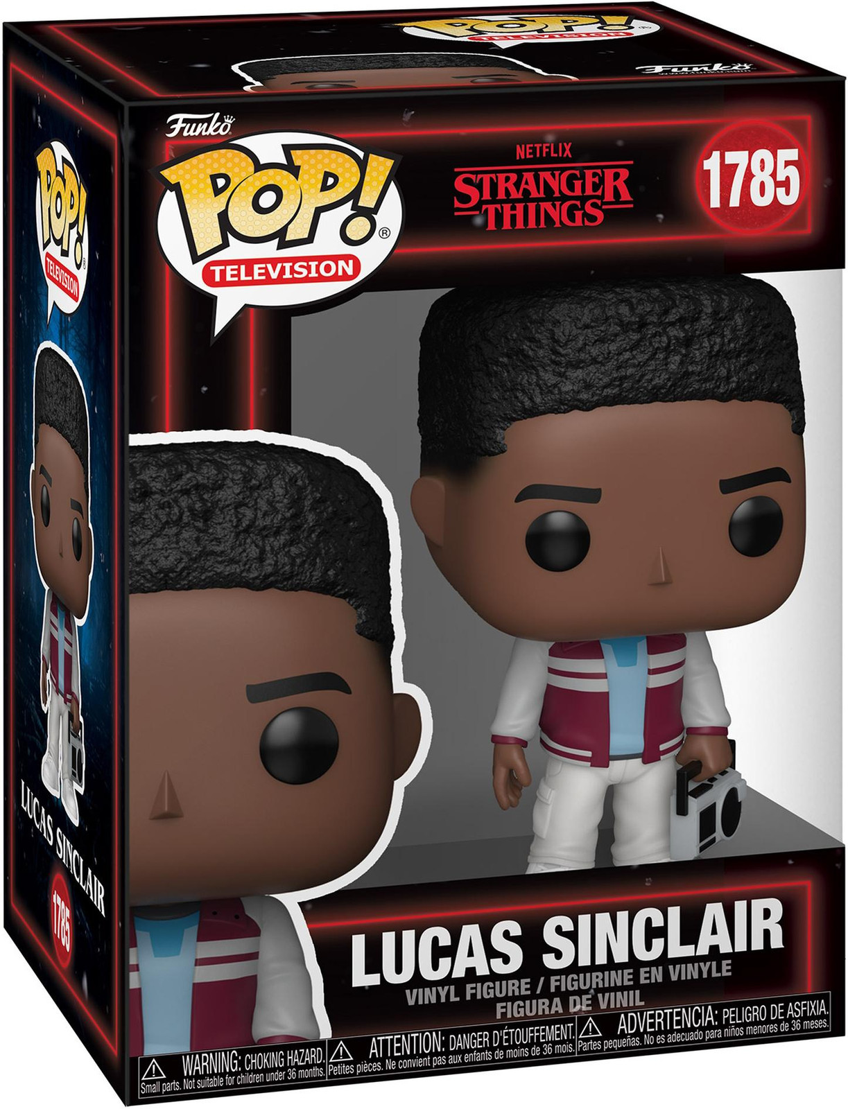 Funko POP! Stranger Things Lucas Sinclair met walkman vinylfiguur, 9 cm