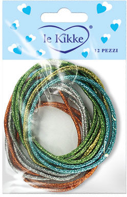 Le Kikke Elastici ecologici colorati 6Ø 12 pz