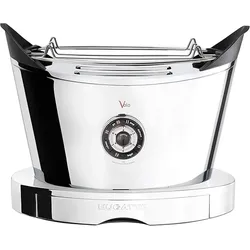 BUGATTI – Volo Toaster in Stahlfarbe – einfarbige Oberfläche – 930 Watt