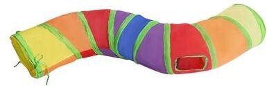 Uplift Picks Rainbow Collapsible Cat Tunnel Play Toy For Cats And Puppies s Style