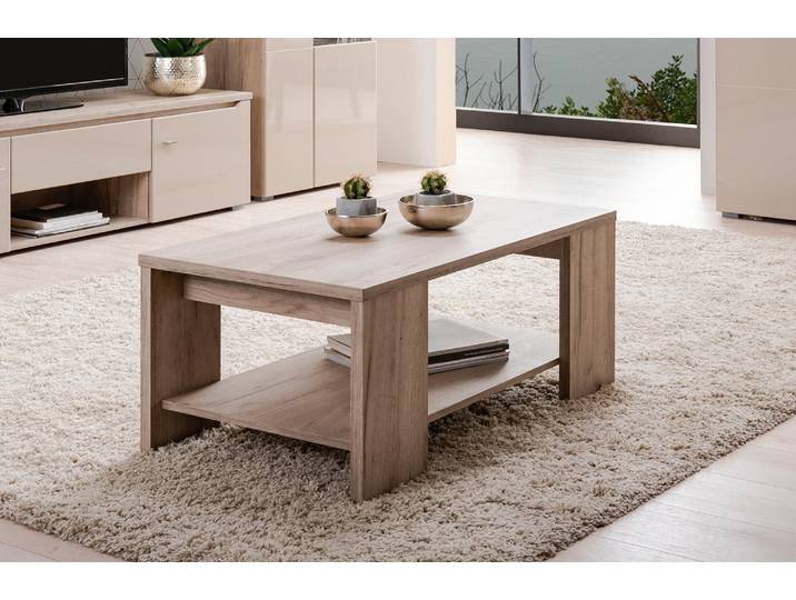 Couchtisch HOME AFFAIRE Union , grau, B:90,5cm H:41,5cm T:50,5cm, Tische, Couchtisch, mit Ablageboden