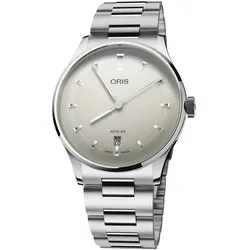 Oris Artelier Date 38mm Automatik Edelstahl Weiß Herrenuhr 01 733 7810 4051-07 8 20 20