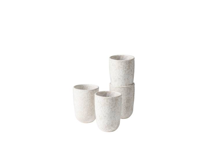 Becher GIPFELSTÜCK Alpenwiese , beige (creme), 4, Trinkgefäße, Becher