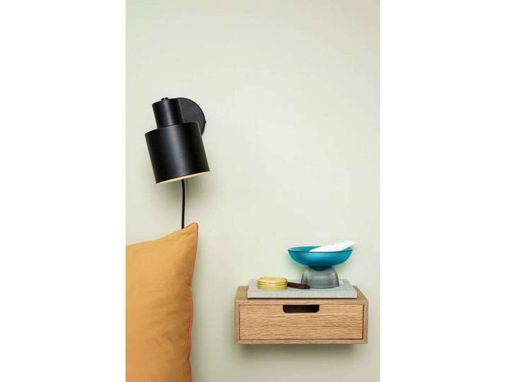 Fuse Wandleuchte Black - Hübsch - Wohnzimmer - Metall