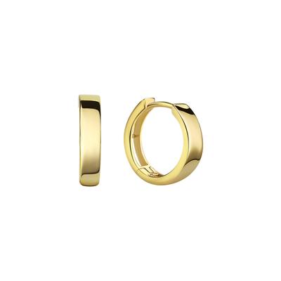 Paar Creolen FIRETTI "Schmuck Geschenk Gold 333 Ohrschmuck Ohrringe" Gr. 13, gold (gelbgoldfarben), Damen, 13, Gelbgold 333