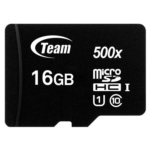 Team Electronic Flash-Speicherkarte (SD-Adapter inbegriffen) (16 GB, microSD, UHS-I) (TUSDH16GCL10U03)