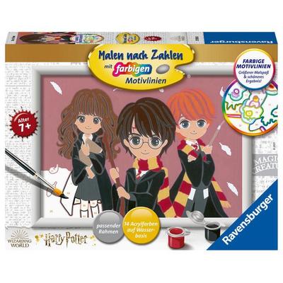 CreArt, Malen nach Zahlen Kinder Harry Potter - Zauberhafte Freundschaft