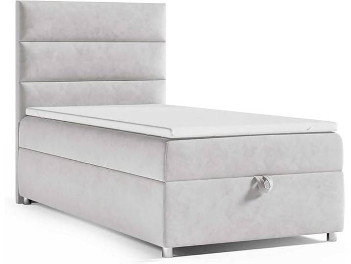 Best for Home Boxspringbett Einzelbett Trinity K-4 Single mit Bettkasten, Komfort Topper H3 (70x200 80x200 90x200 100x200 cm), inkl. Lieferung bis in die Wohnung, TOP Preis-Leistungs-Verhältnis