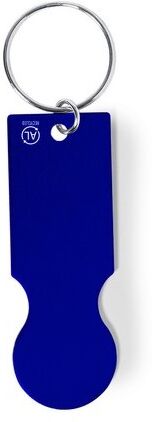 Porte-Clés Monnaie Pratique Personnalisé Talgun aluminium recyclé  bleu