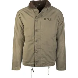 Mil-Tec US Navy Deck N-1, Textiljacke - Oliv - 42