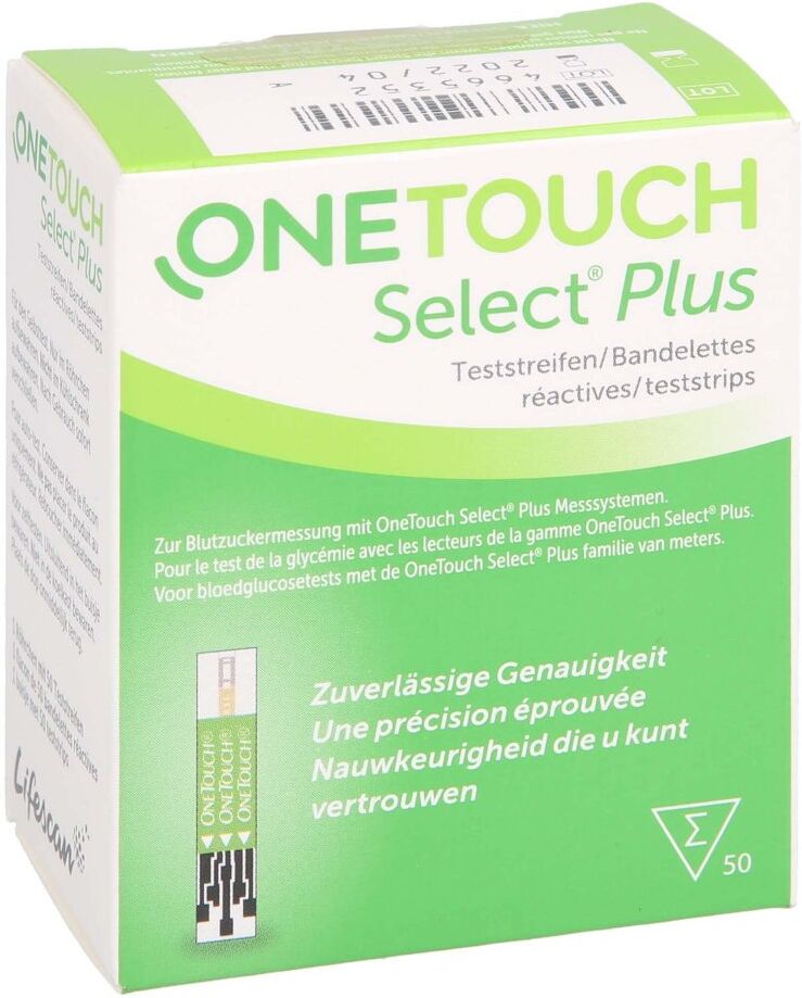 One Touch Select Plus Blutzucker Teststreifen 50stk
