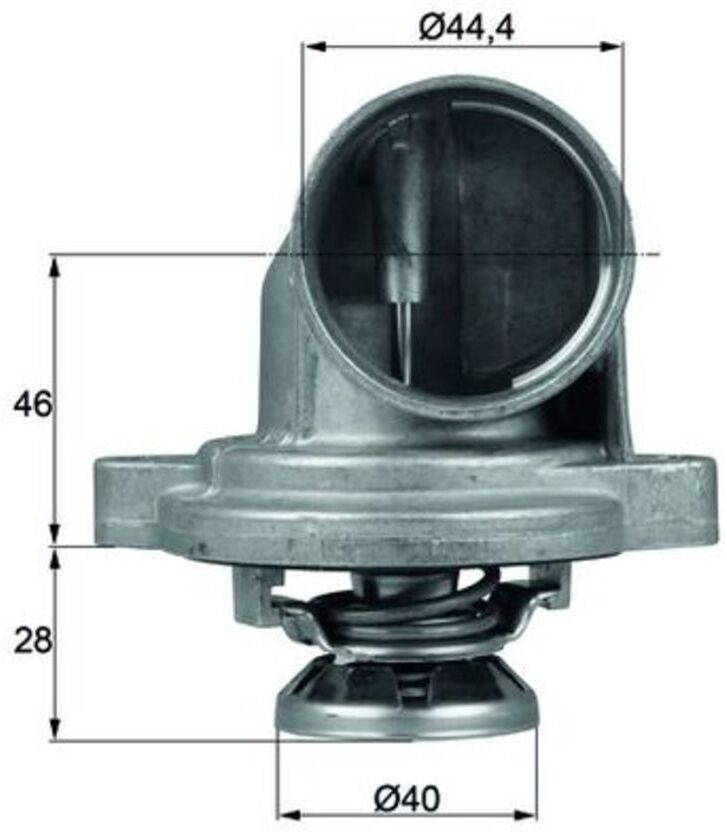 Thermostat, Kühlmittel MAHLE TI 23 80