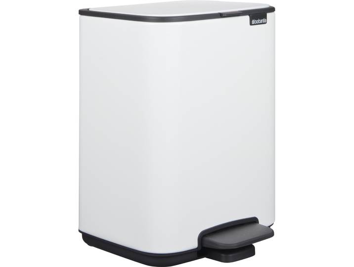 Brabantia Bo Treteimer Weiss 4L