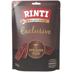 Rinti Singlefleisch Exclusive Snack Strauss pur 1x50 g