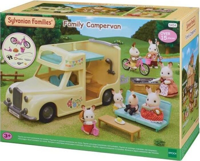 Sylvanian Families Camper Speelset met Meubels, Keuken, Douche en Toilet 5454