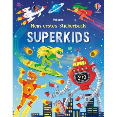 Mein erstes Stickerbuch: Superkids, Taschenbuch von , Usborne, 978-1-03-570359-3