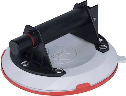 Sara Rubi zuignap met pomp, diameter 200 mm, grijs rubber
