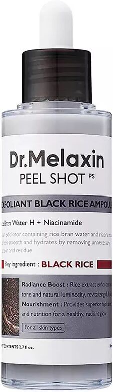 Dr.Melaxin - Peel Shot Glow Black Rice Ampoule, 80 ml, Multicolor