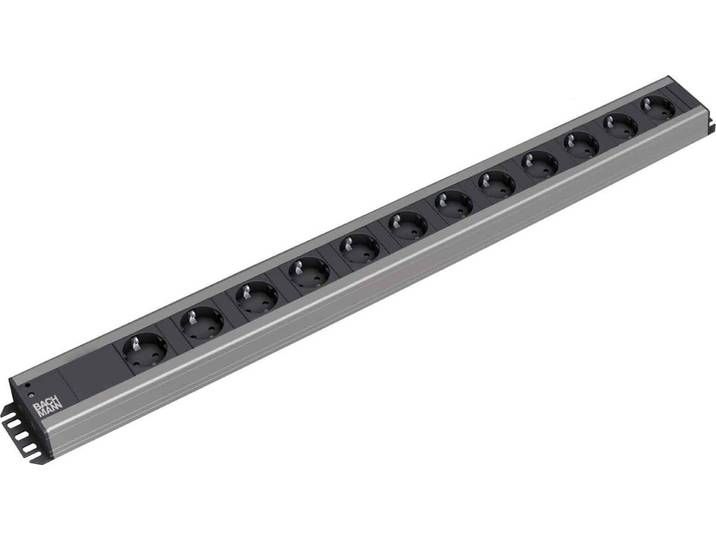 BACHMANN HANDWERKER Steckdosenleiste - 12-fach - ohne Schalter (300.002)