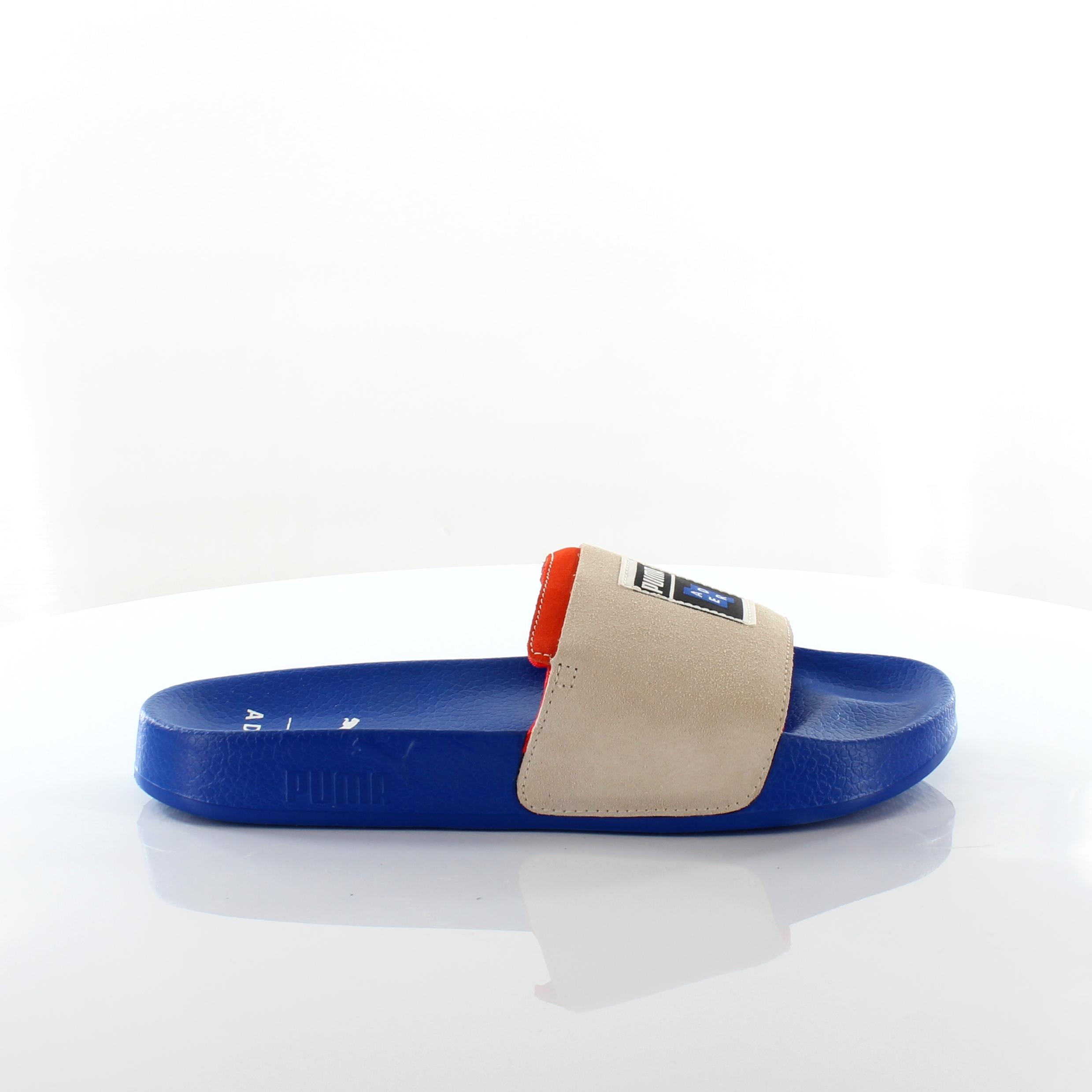 Puma x Ader Fehler Leadcat Slide Sandals Herren Flip Flop Blue 367442 01