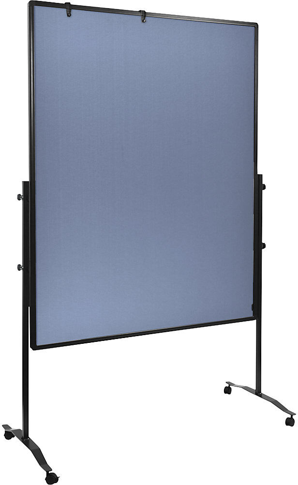 Moderationswand Premium Plus, Tafelformat 1200 x 1500 mm, Filz, blaugrau, fest Legamaster