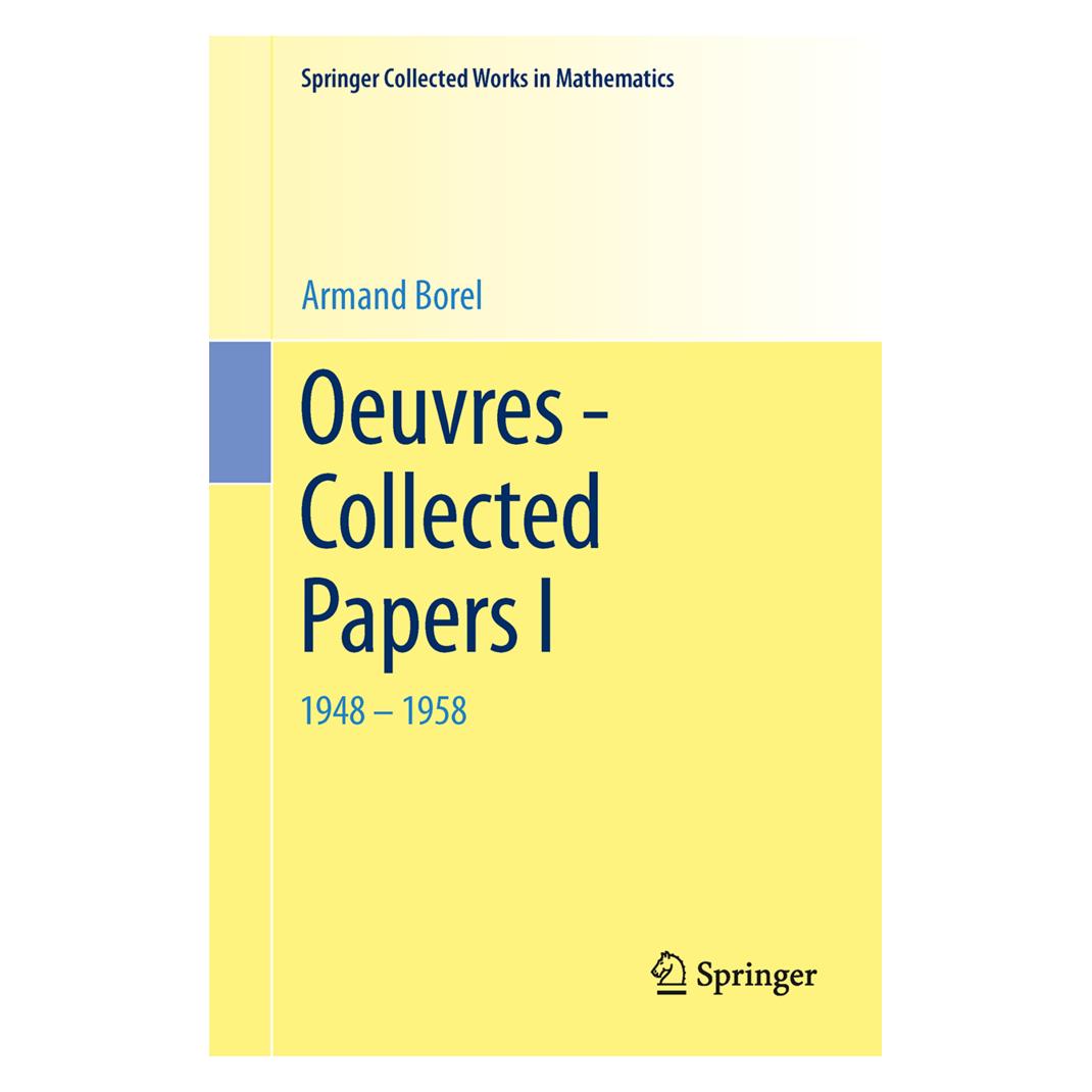 Springer Oeuvres - Collected Papers I (Englisch, Französisch, Softcover, A. Borel) (55559141)