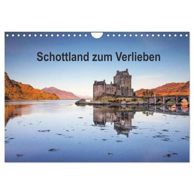 Schottland zum Verlieben (Wandkalender 2027 DIN A4 quer), CALVENDO Monatskalender