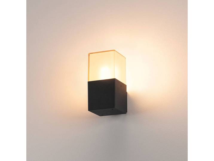 SLV Außenwandleuchte GRAFIT, schwarz, Aluminium, Modern