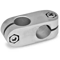 Kreuz-Klemmverbinder, Aluminium (131-B12-B12-2-BL)