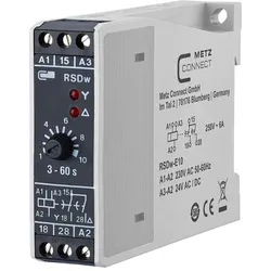BTR 11016141280517 RSDw-E10, 230 V AC / 24 V AC/DC, 3- 60 s (Elektronische Zeitrelais, Ste  - 2 Stück