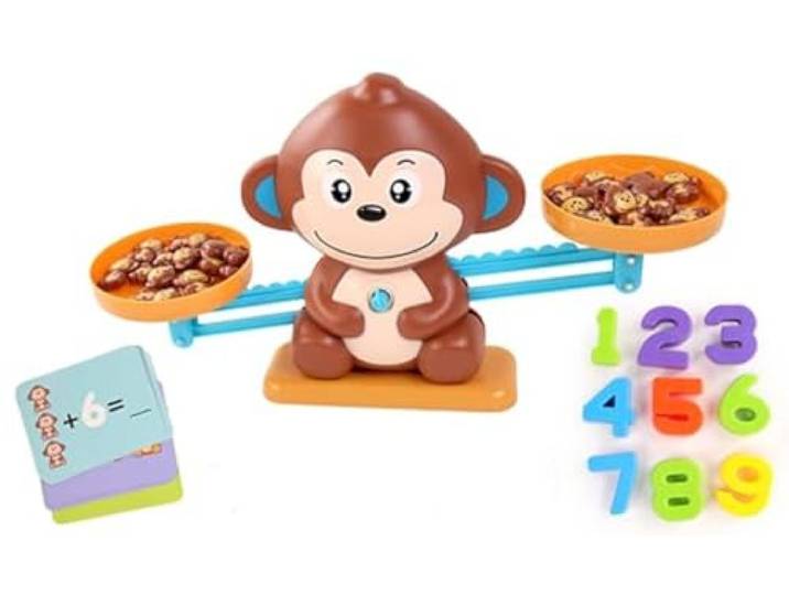 J.A.D.E - Tikje de Balans van Wiskunde - Montessori - 147520 - Educatief Spel - Leren - Tellen - Optellen - Aftrekken - Spel voor Kinderen - Frans Design - Rekenen - Vanaf 5 jaar