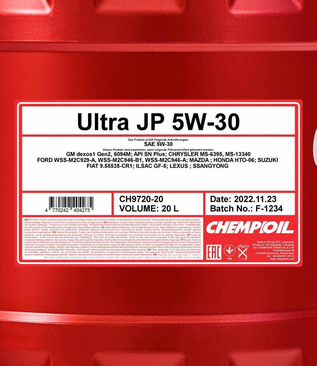 CHEMPIOIL CH9720-20 Motoröl