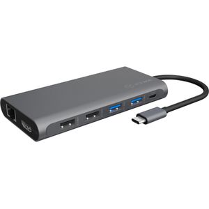 ICY-BOX Dockingstation IB-DK4050-CPD, 100 Watt, HDMI, DisplayPort, LAN, USB-C 3.0