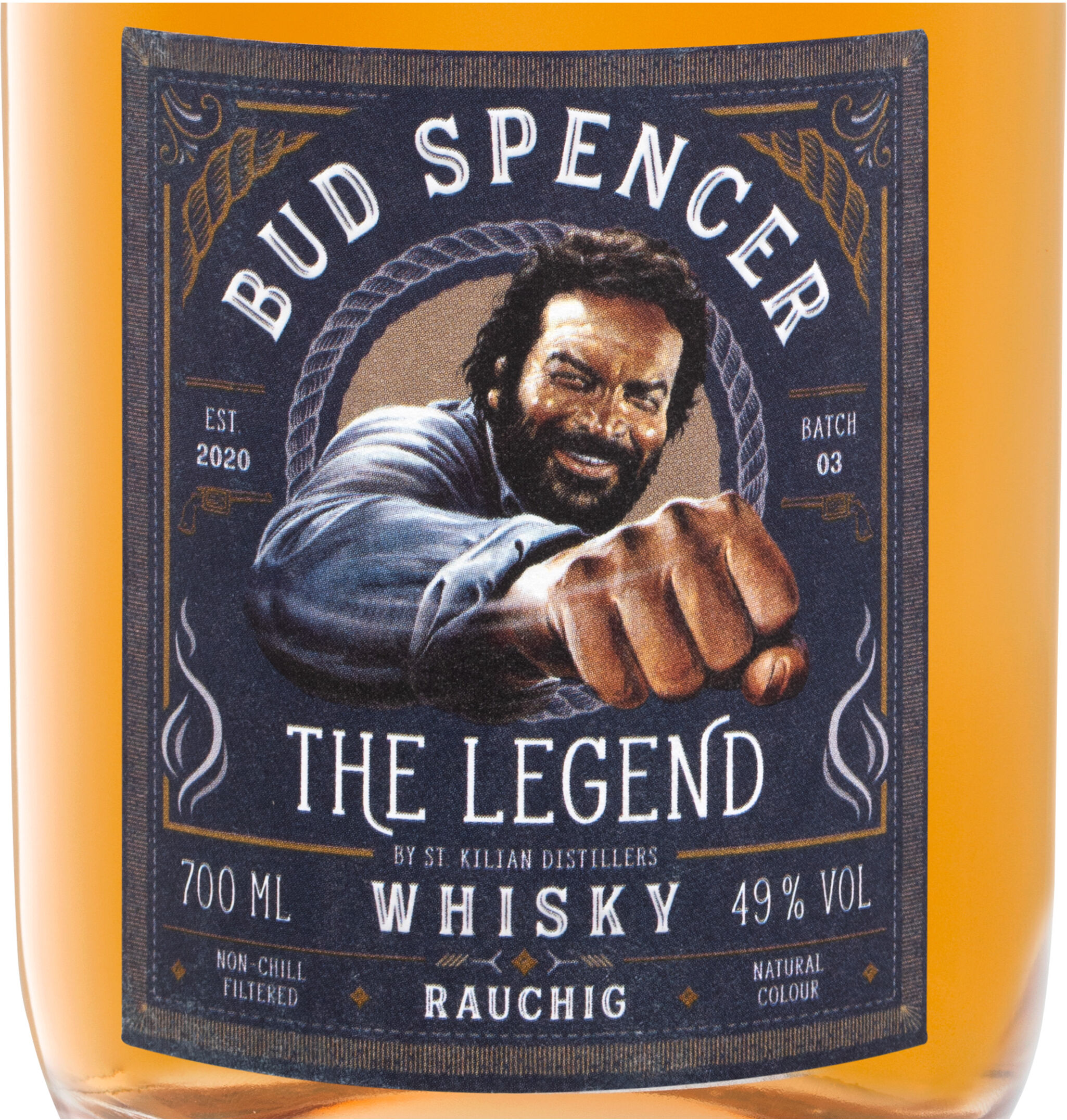 ST. KILIAN Bud Spencer - The Legend - Single Malt Whisky (rauchig) 49% Vol