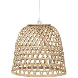IB Laursen Hängelampe Bambus, H: 37,5 cm, Ø: 43 cm