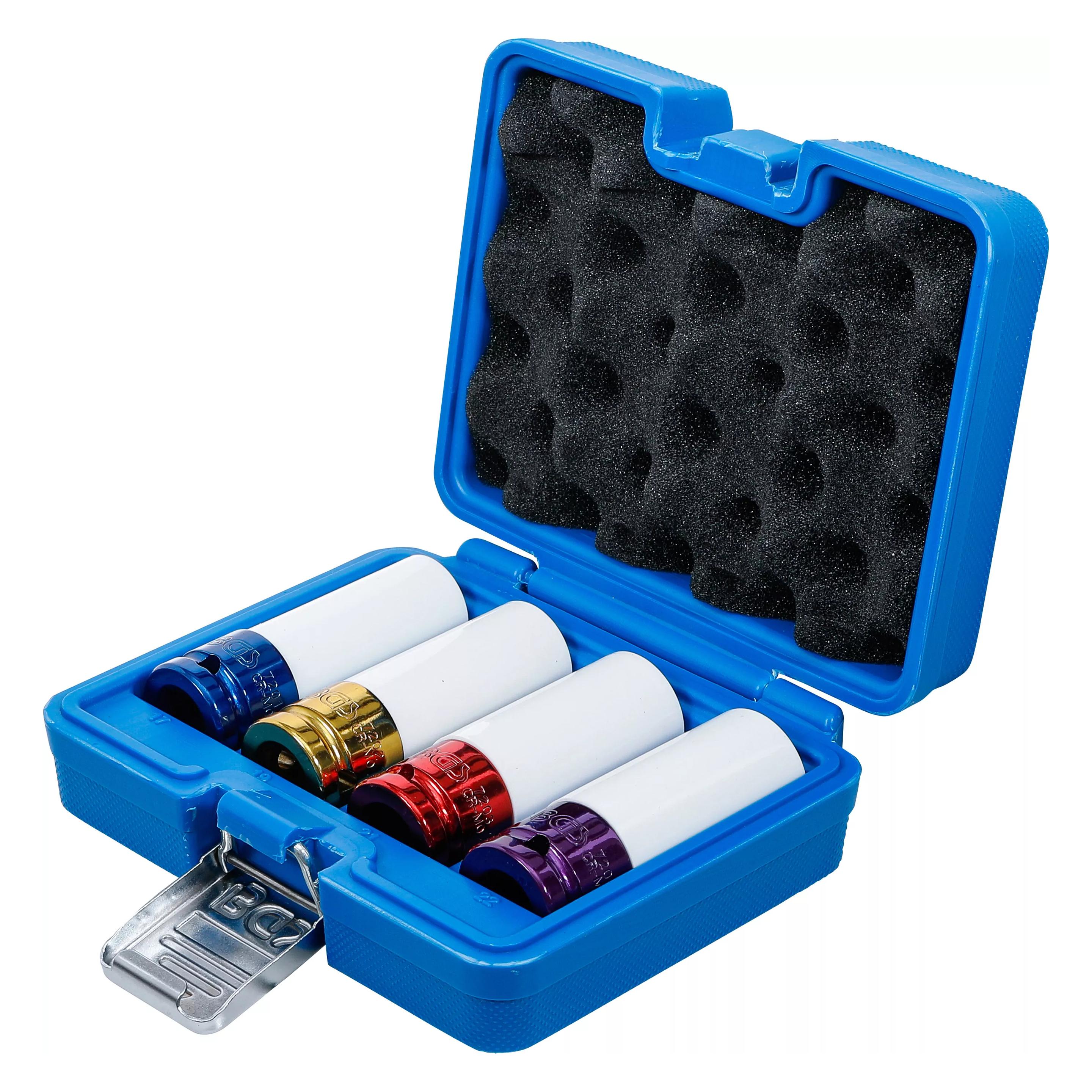 BGS Kraft-Schoneinsatz-Satz (17 mm, 19 mm, 21 mm, 22 mm) (9847)