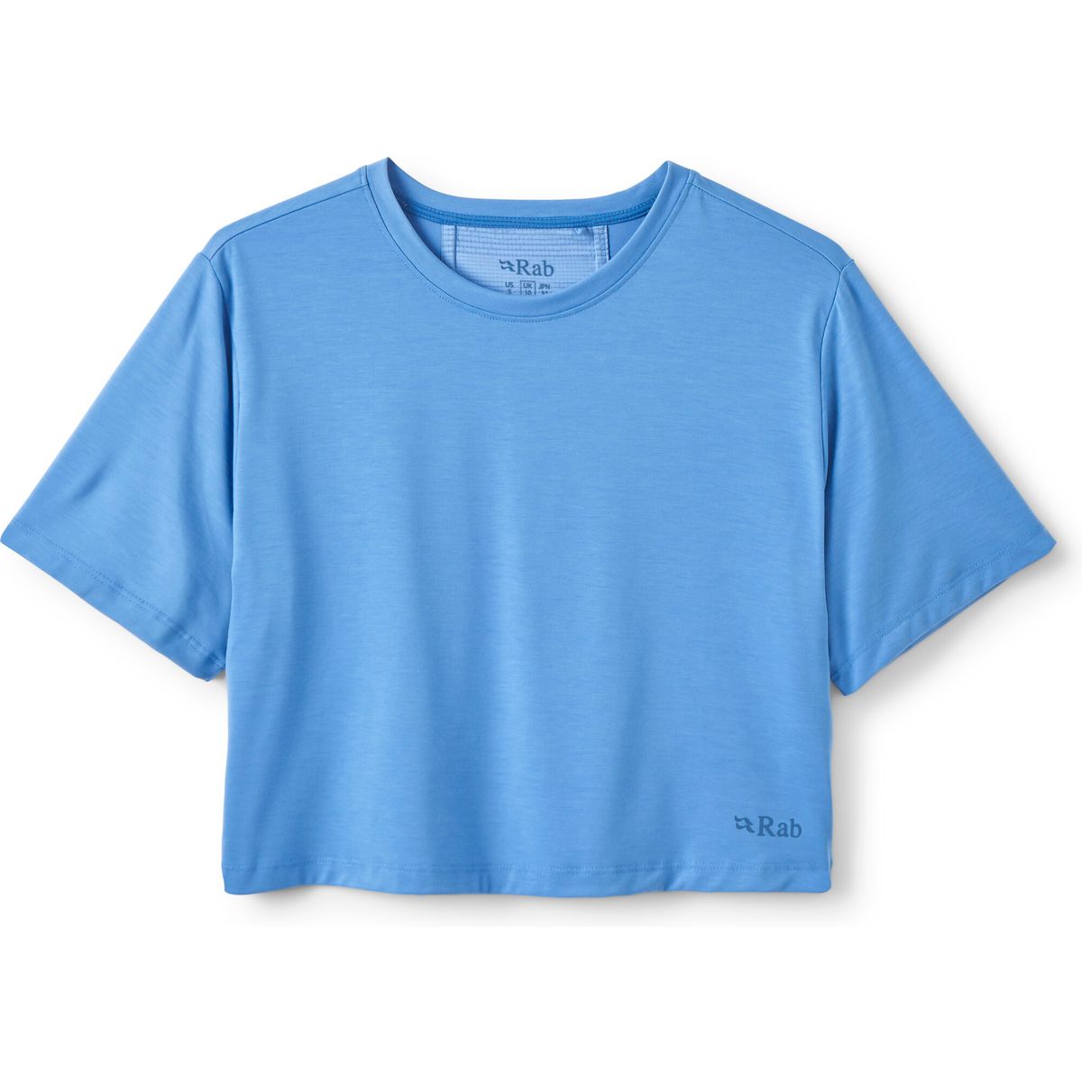 Rab Rivelin Crop Tee Wmns bluebird (BBD) 08 QBL-77-BBD-08