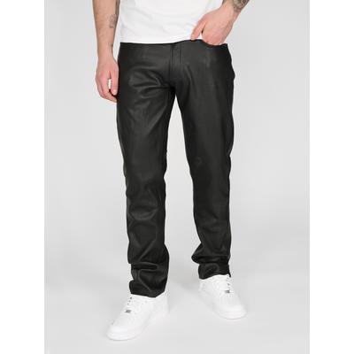 Lederhose JCC "3102182", Herren, Gr. 58, Normalgrößen, schwarz, Obermaterial: 100% Leder / Futter: 100% Polyester, Hosen