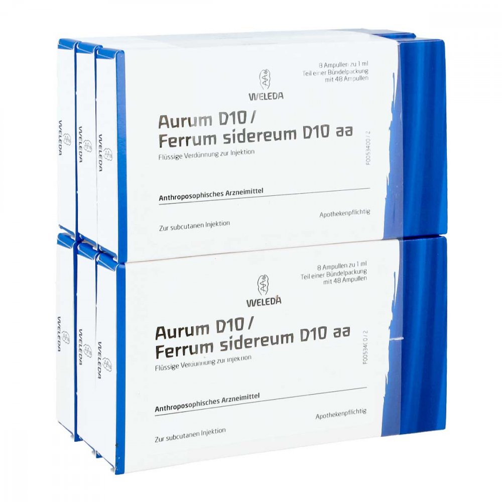 WELEDA AG Aurum D10/ferrum Sidereum D10 aa Ampullen 02818101