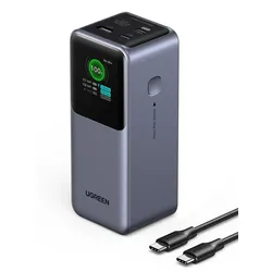 UGREEN Nexode PB721 Powerbank 20.000mAh 130W Fast Charging 2x USB-C 1x USB-A inkl. Display