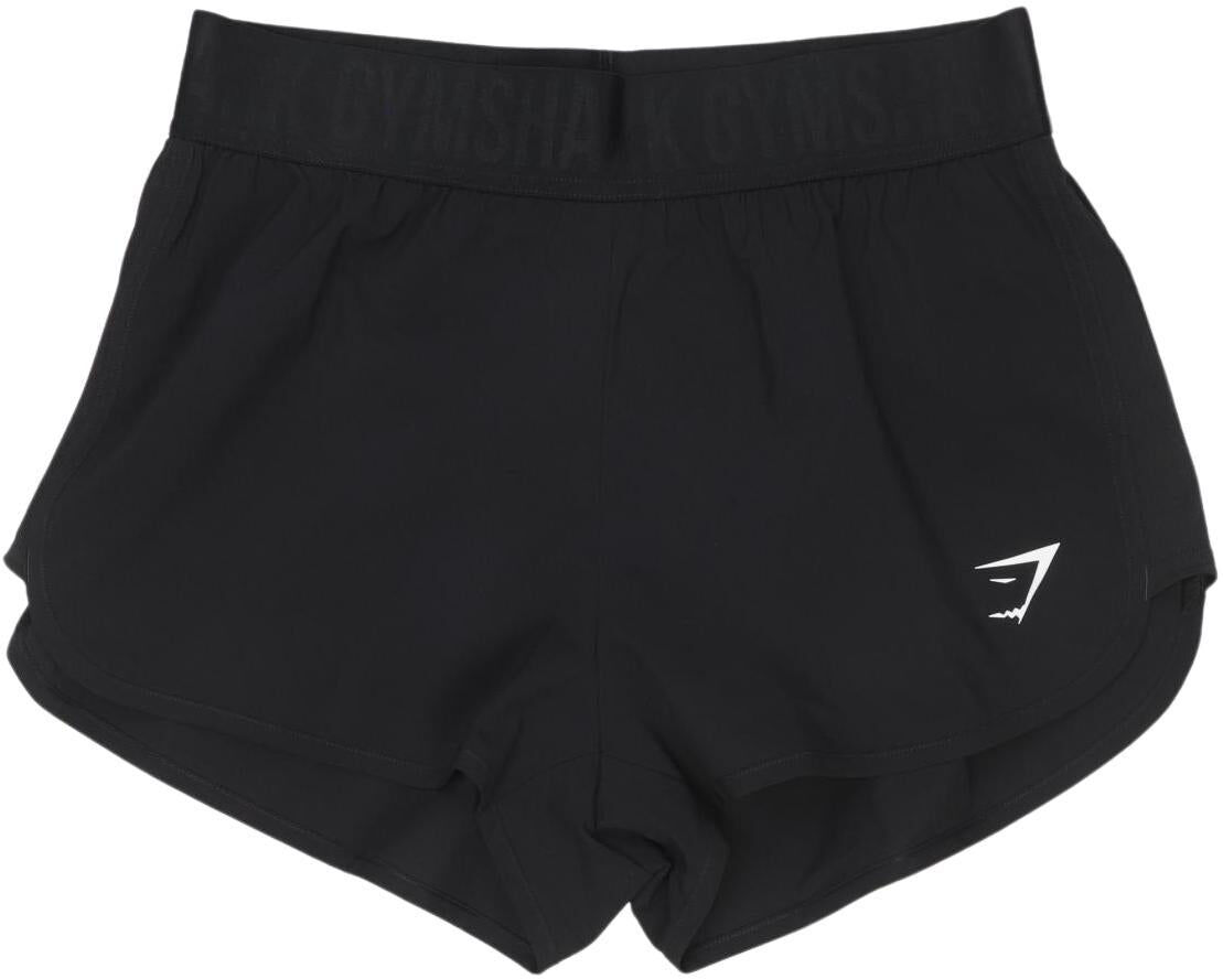 Gymshark Damen Shorts, Schwarz, Gr. S, Synthetik - Second Hand