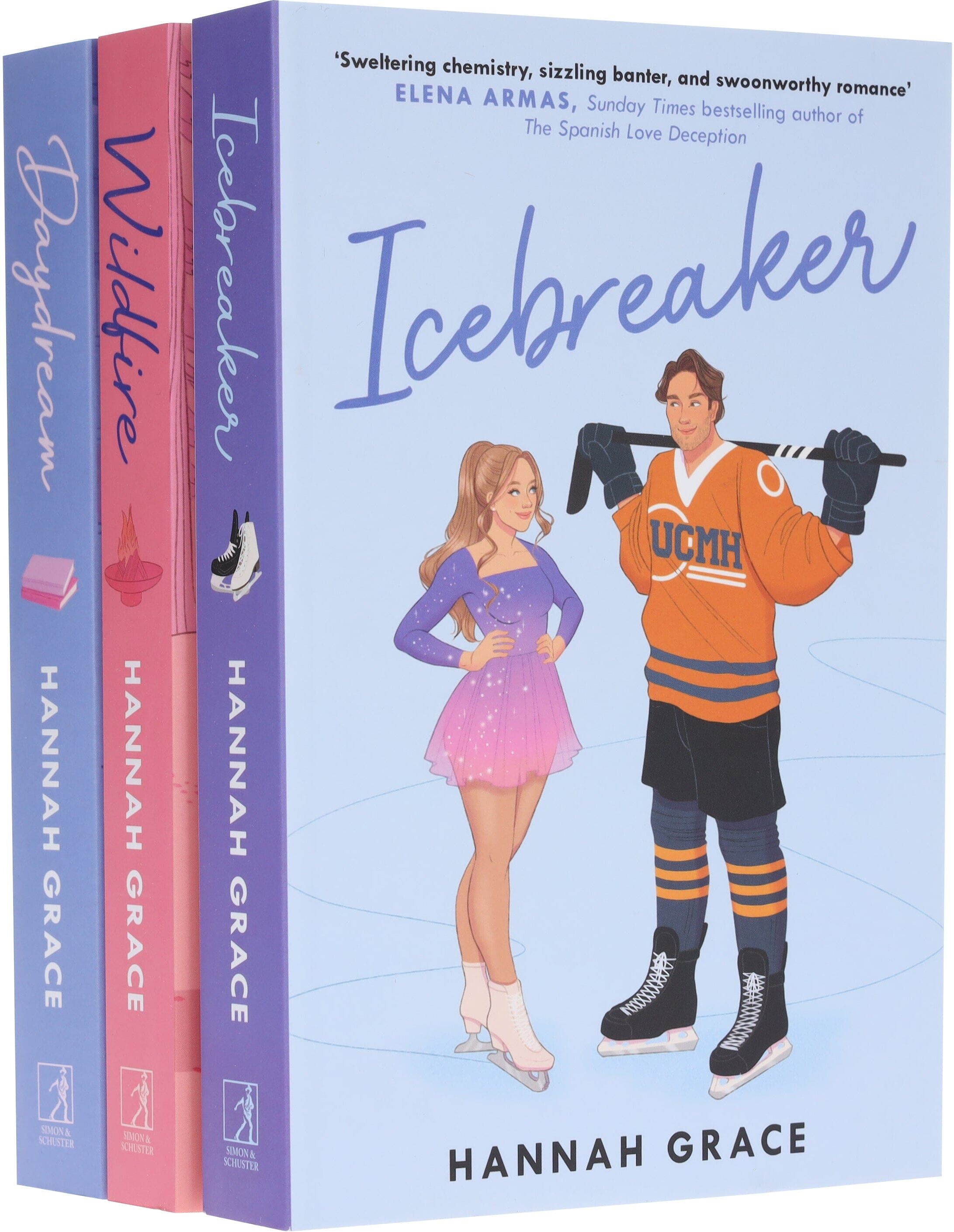 The Maple Hills Series By Hannah Grace (Icebreaker, Wildfire & Daydream) 3 Books Collection Set - Fiction - Paperback Simon & Schuster